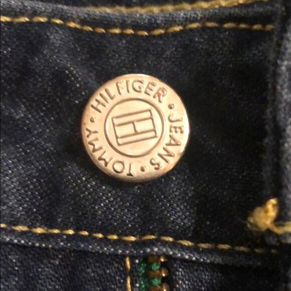 Vintage Tommy Hilfiger Jeans - Dark Wash Size 9 - Bell - Picture 4 of 8
